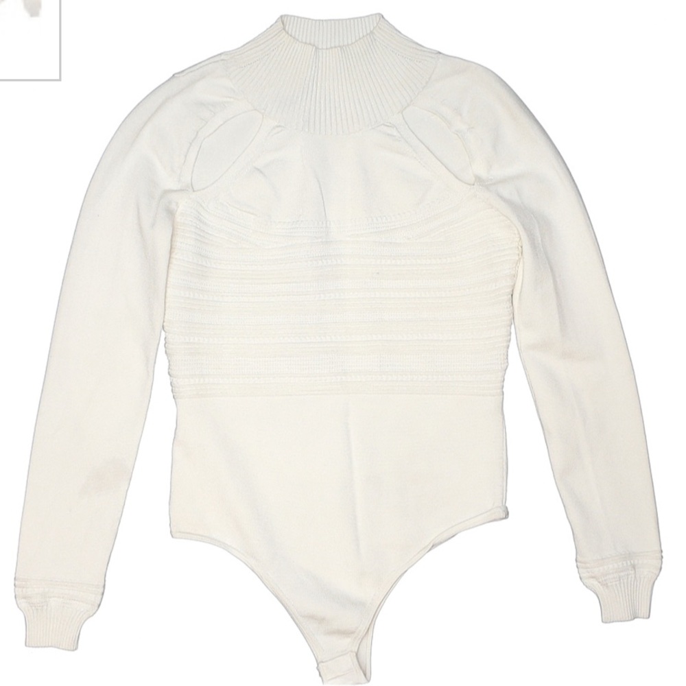 Cushnie Et Ochs S XS White Bodysuit